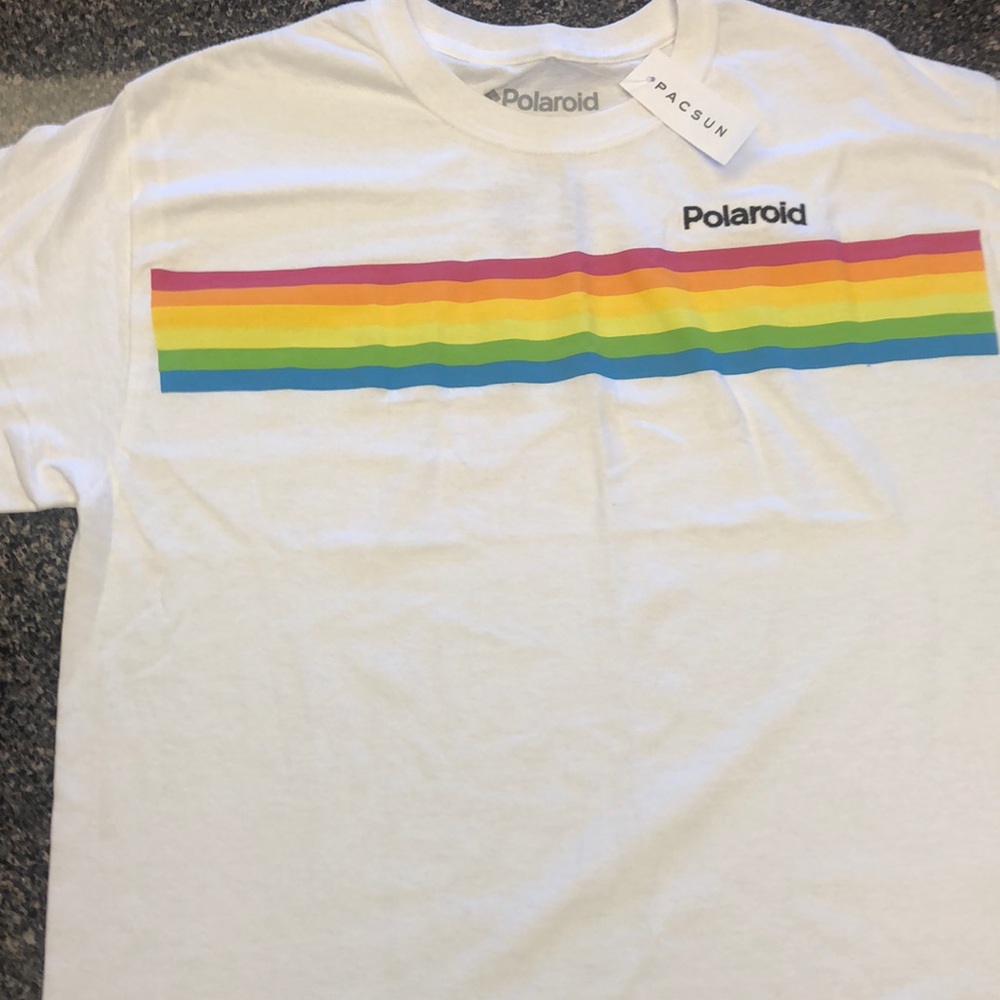 pacsun polaroid crop top